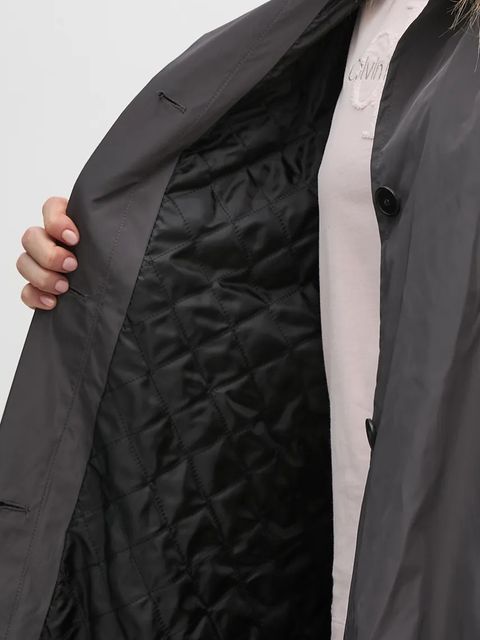 Sandro Ferrone płaszcz damski kolor szary przejściowy oversize SFS15YBEALASKA