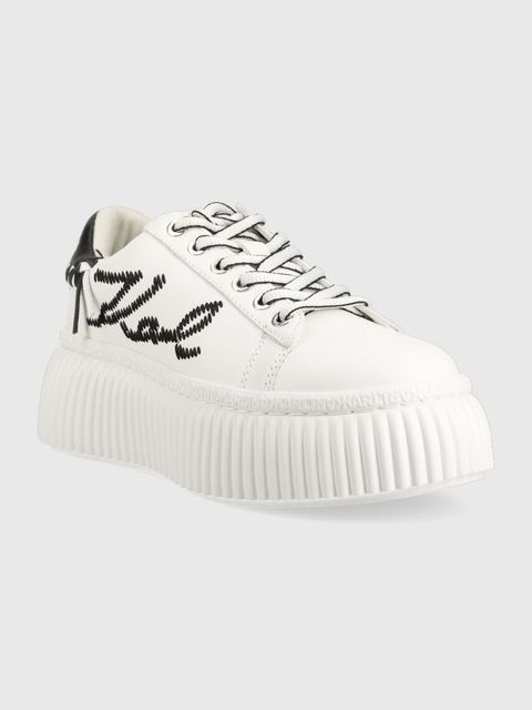 Karl Lagerfeld sneakersy skórzane KREEPER LO - zdjęcie produktu nr 1