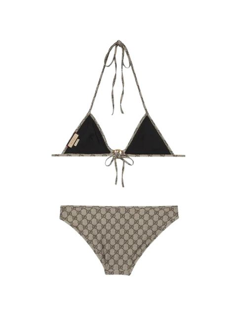 Gucci interlocking GG tie bikini - Neutrals - zdjęcie produktu nr 2