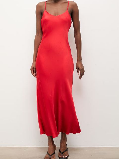 Answear.LAB sukienka bieliźniana z wiskozy - zdjęcie produktu nr 2