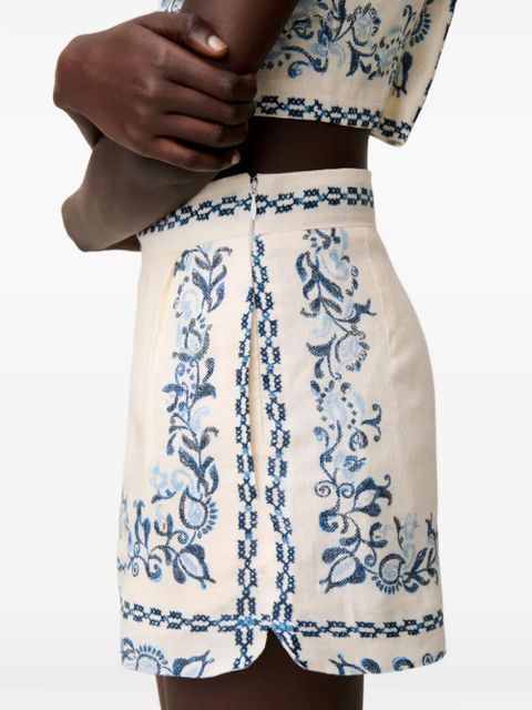 Claudie Pierlot floral-print shorts - Neutrals