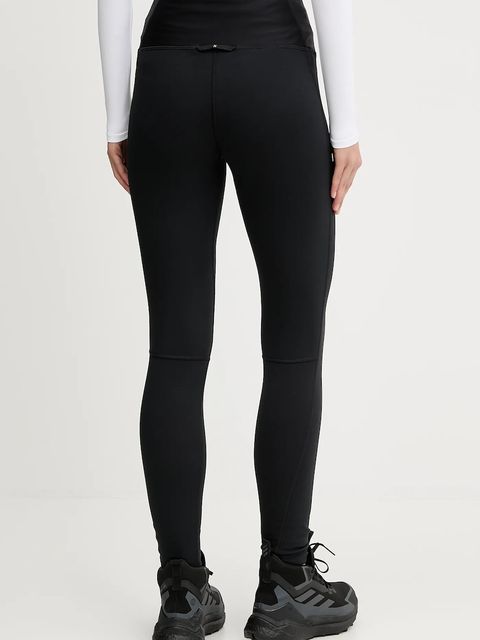 Haglöfs legginsy sportowe Rosson damskie kolor czarny gładkie 607785