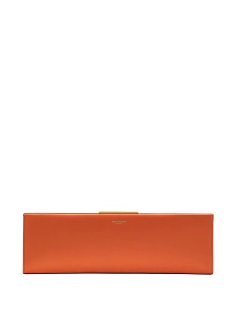 Saint Laurent large Midnight clutch bag - Orange - zdjęcie produktu nr 1