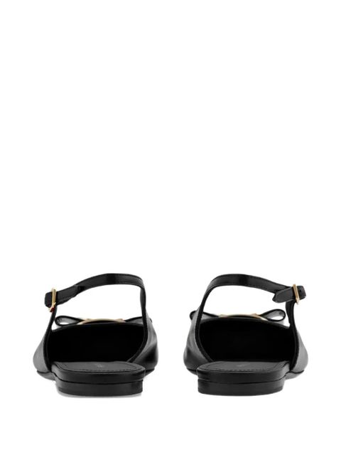 Ferragamo Zelmy slingback flat pumps - Black