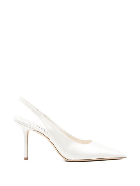 Jimmy Choo Love 85 slingback pumps - White - zdjęcie produktu nr 1