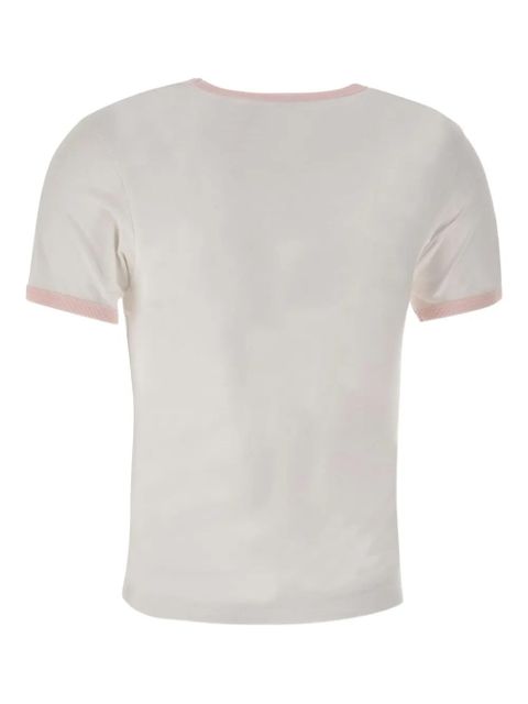 Casablanca printed ringer T-shirt - White - zdjęcie produktu nr 2