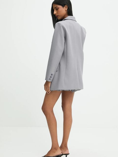 Answear.LAB komplet - marynarka i spódnicospodnie damski kolor szary