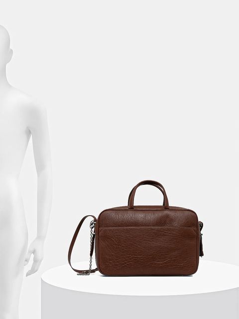 Weekend Max Mara torebka skórzana PALOS kolor brązowy 2525516085600