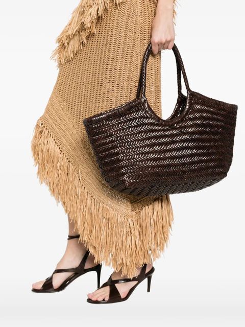 DRAGON DIFFUSION Nantucket woven tote bag - Brown - zdjęcie produktu nr 2