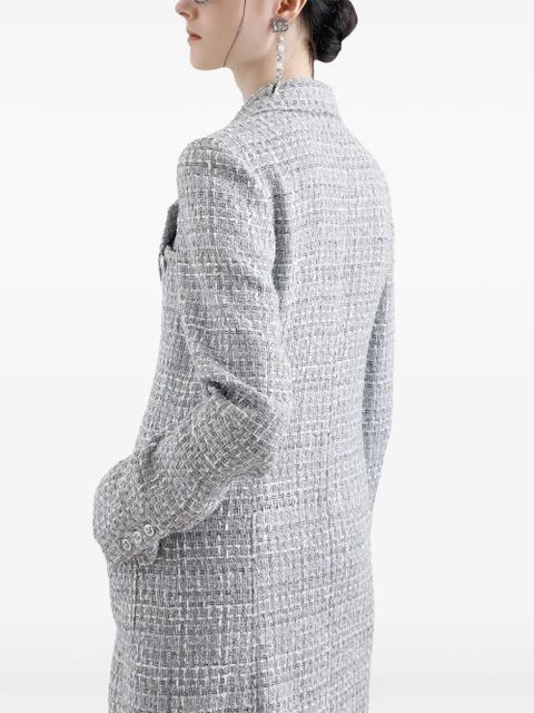 Dolce & Gabbana tweed coat - Grey