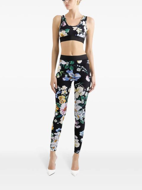 Dolce & Gabbana printed crop top - Black - zdjęcie produktu nr 2