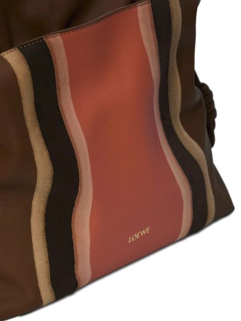 LOEWE medium Flamenco clutch bag - Brown