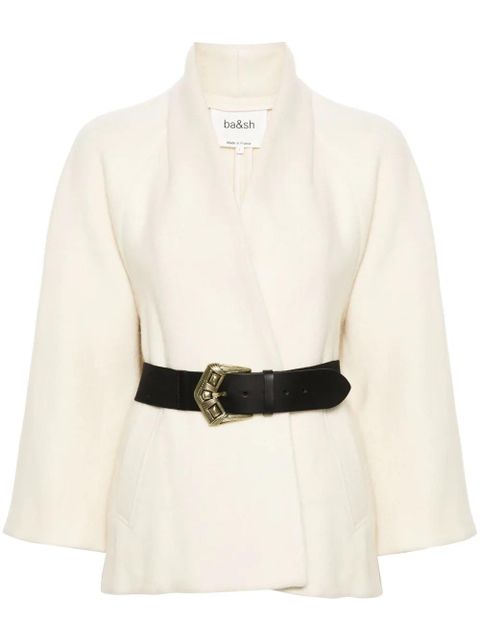 Ba&Sh Hini belted jacket - Neutrals - zdjęcie produktu nr 1