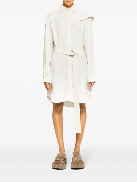 JW Anderson cape midi dress - White