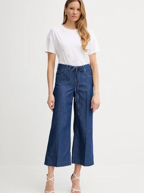 Liu Jo t-shirt bawełniany damski kolor biały WA5147.JS923