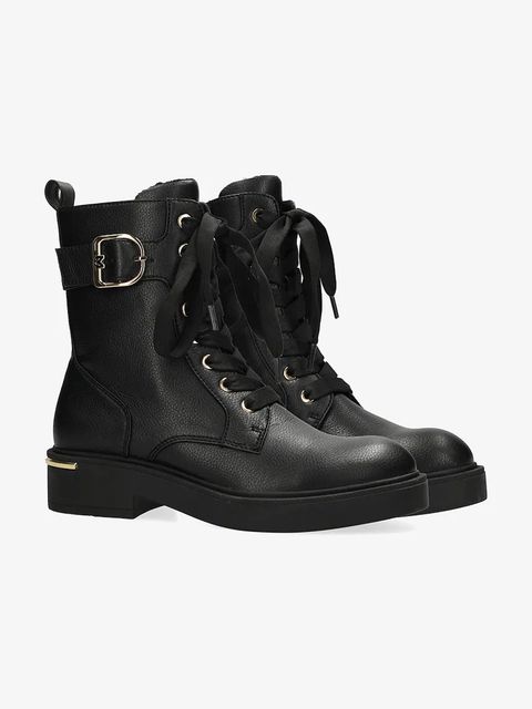 Mexx workery PREMIUM KASIA damskie kolor czarny na płaskim obcasie lekko ocieplone MI001701153W - zdjęcie produktu nr 2