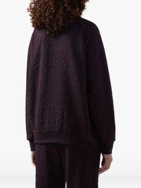 GCDS zip patterned jacket - Red