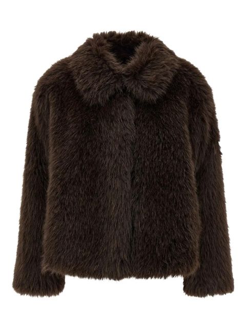 Weekend Max Mara Brenta faux-fur coat - Brown