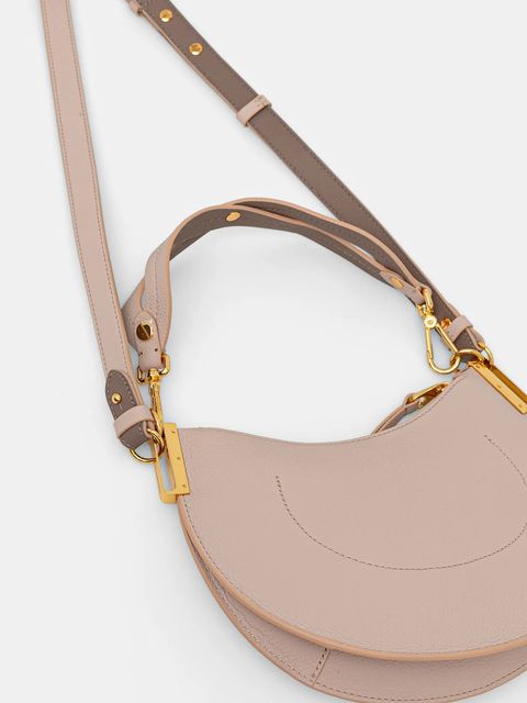 Coccinelle torebka skórzana COCCINELLESUNUP kolor beżowy E1.QKF.13.03.01