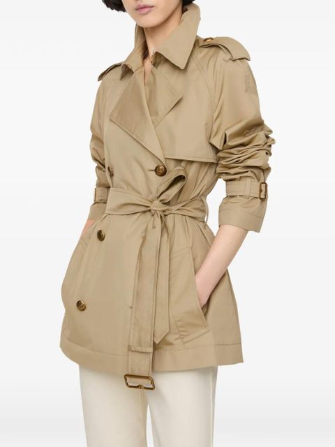 Burberry short lightweight cotton Belgravia trench coat​ - Neutrals