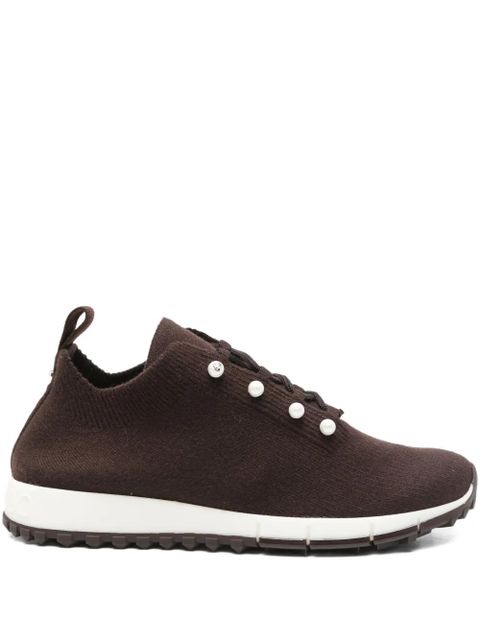 Jimmy Choo Veles knitted sneakers - Brown - zdjęcie produktu nr 1