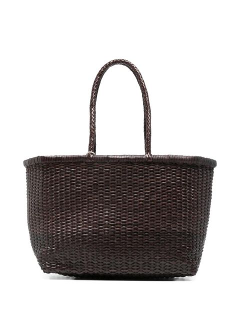 DRAGON DIFFUSION big B Weave woven tote bag - Brown - zdjęcie produktu nr 1