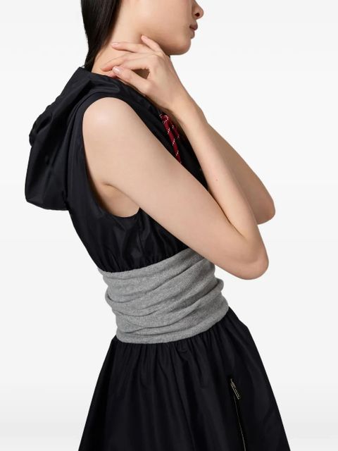 Miu Miu technical fabric dress - Blue