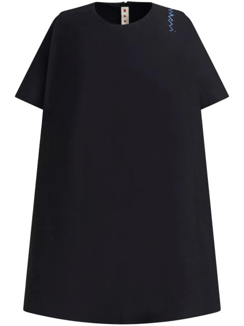 Marni cotton mini dress - Black - zdjęcie produktu nr 1