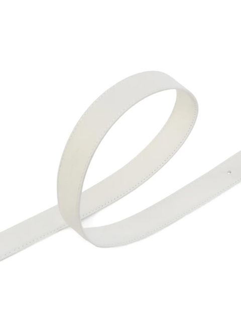 PINKO bird-buckle belt - White