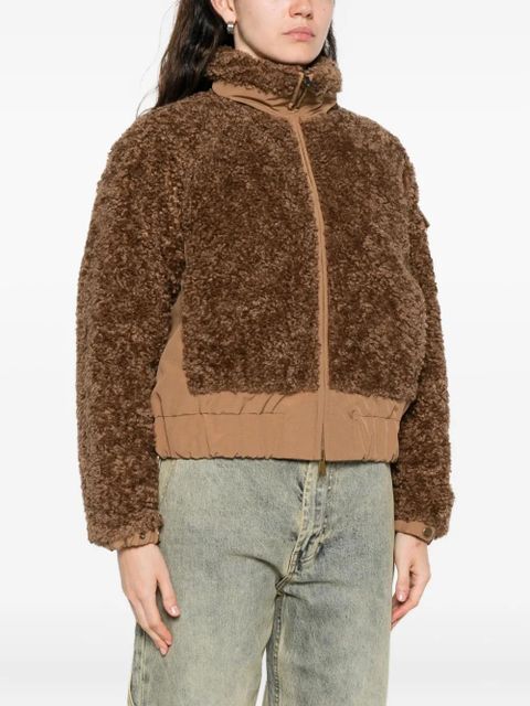 Moncler Coligny teddy-fleece jacket - Brown - zdjęcie produktu nr 2