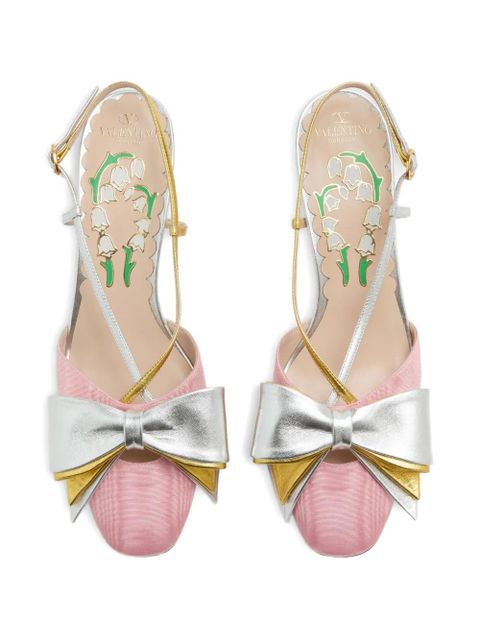 Valentino Garavani Bowow slingback pumps - Pink