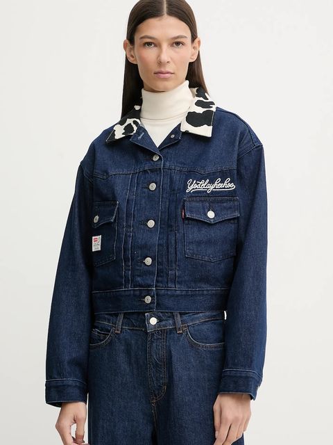 Levi's kurtka jeansowa x Toy Story kolor niebieski przejściowa 0034C - zdjęcie produktu nr 1