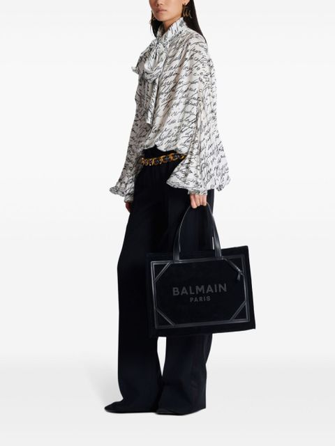 Balmain medium B-Army tote bag - Black
