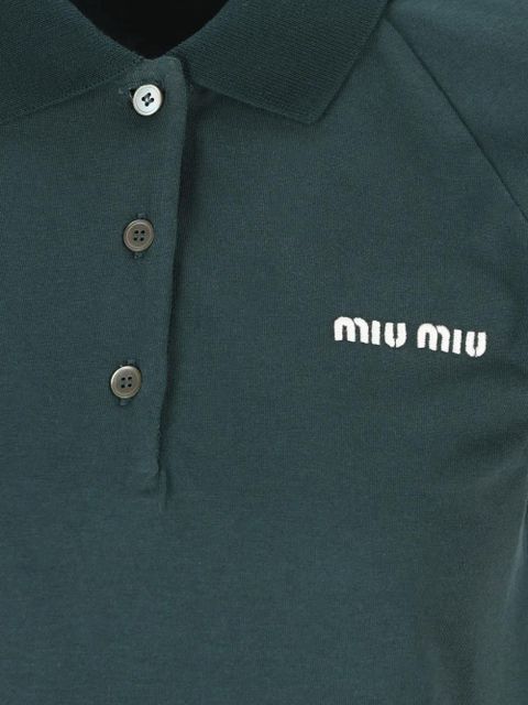 Miu Miu striped T-shirt - Green