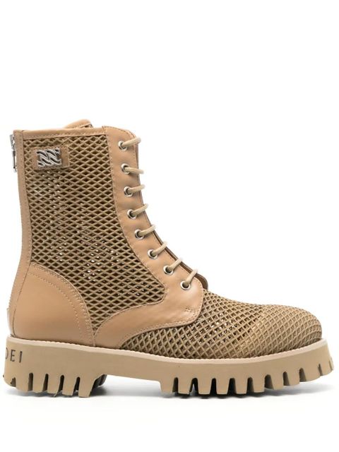 Casadei mesh ankle boots - Brown - zdjęcie produktu nr 1