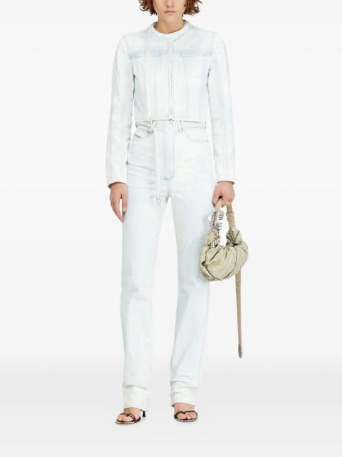 Diesel De-Saphix-Fsi zip denim jacket - Blue - zdjęcie produktu nr 2