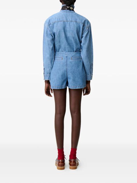 Claudie Pierlot button shorts - Blue