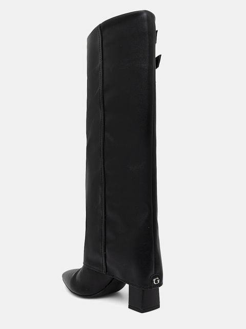 Guess kozaki GARICA damskie kolor czarny na słupku FLFGAR ELE11