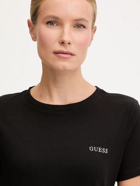 Guess t-shirt NEW COLETTE damski kolor czarny V5BI00 J1314