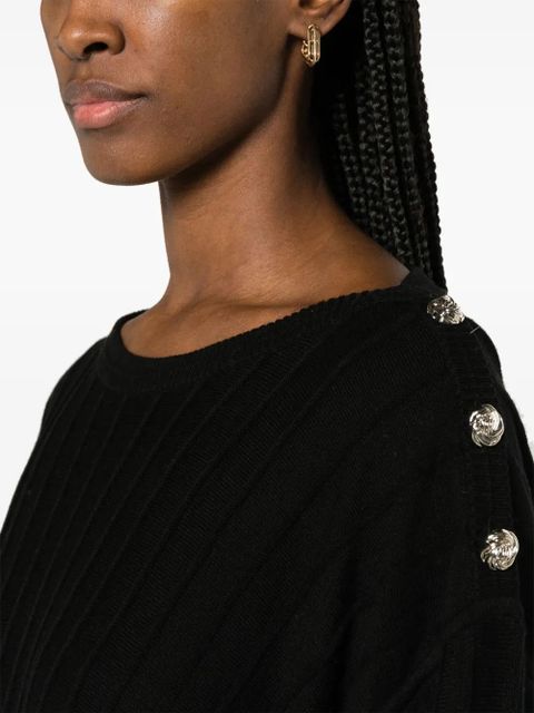 Ba&Sh Jynx ribbed cropped jumper - Black