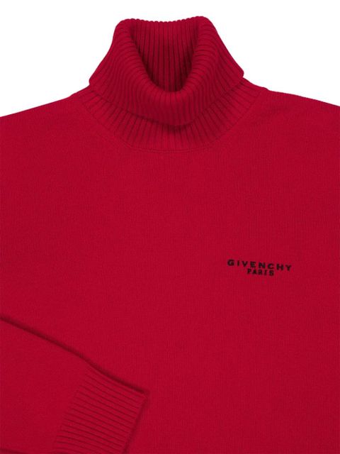 Givenchy turtleneck long-sleeve sweater - Red