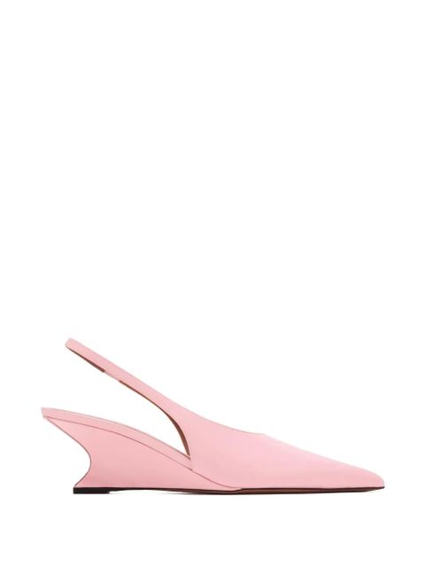 Paris Texas Nina slingback wedge pumps - Pink - zdjęcie produktu nr 1