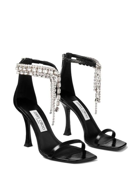 Jimmy Choo 100mm Verity sandals - Black - zdjęcie produktu nr 2