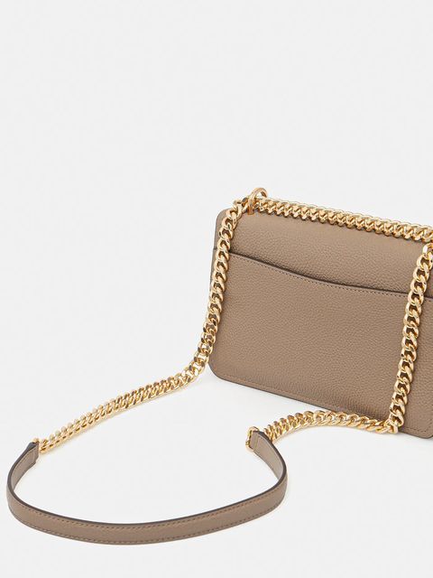 MICHAEL Michael Kors torebka skórzana kolor beżowy 30T4GC7L3T