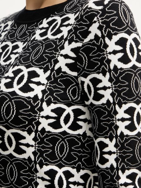 Pinko sweter damski kolor czarny lekki 106041 A2YD