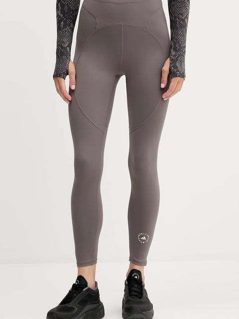 adidas by Stella McCartney legginsy treningowe TruePurpose damskie kolor brązowy gładkie JM1400 - zdjęcie produktu nr 1