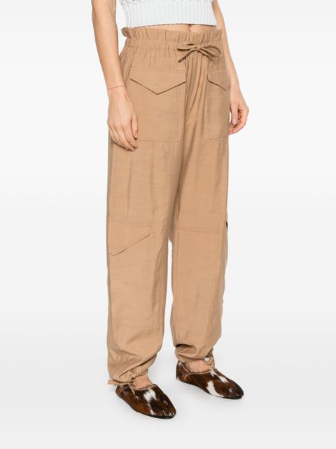 GANNI drawstring trousers - Neutrals - zdjęcie produktu nr 2