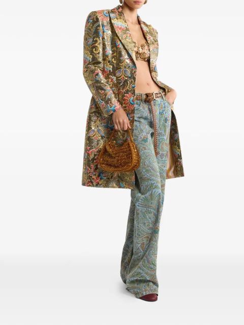 ETRO paisley jacquard coat - Gold - zdjęcie produktu nr 2