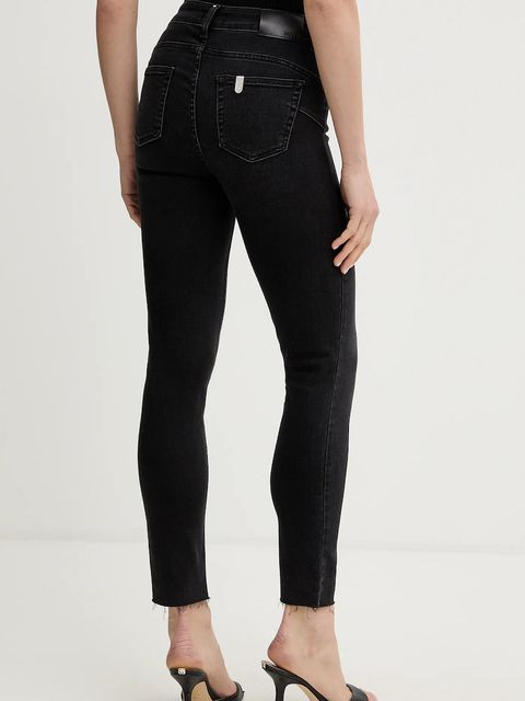 Liu Jo jeansy damskie kolor czarny UA6035 D0305