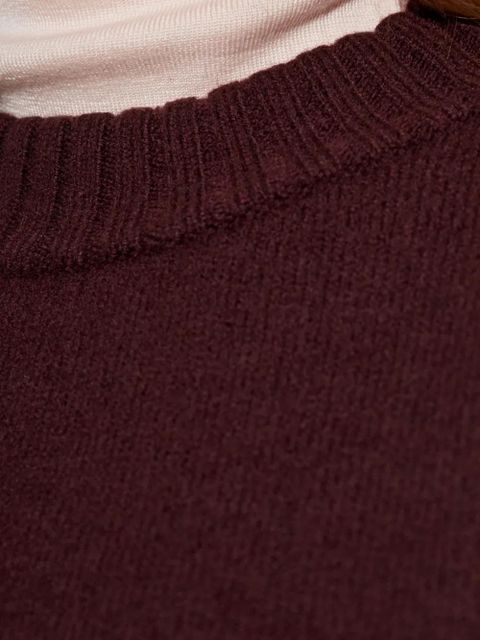 Jil Sander crew-neck sweater - Red - zdjęcie produktu nr 2